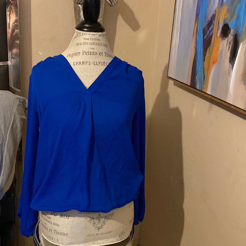 Electric blue long sleeve